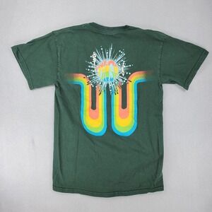 Phish Band T-Shirt Mens S Green Rainbow Roller Graphic Retro Music Concert Tee